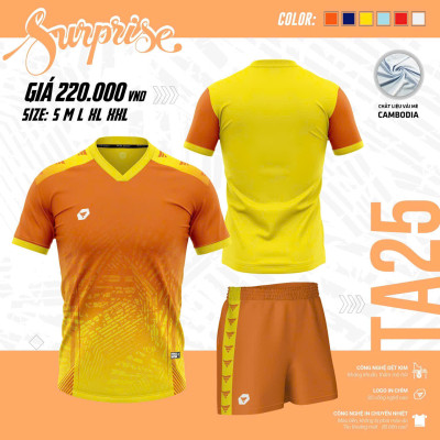 ÁO BÓNG ĐÁ KHÔNG LOGO TA25 SURPRISE